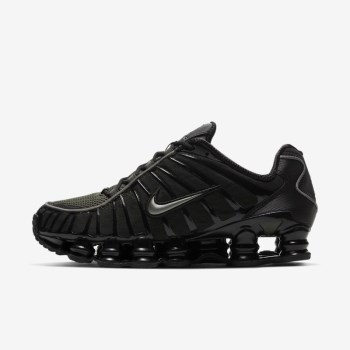 Nike Shox TL - Férfi Utcai Cipő - Fekete/Khaki/Metal